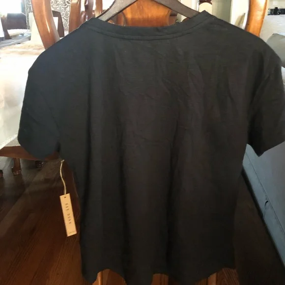 SALE! Rae Dunn Black T-Shirt & Socks - Picture 4 of 5